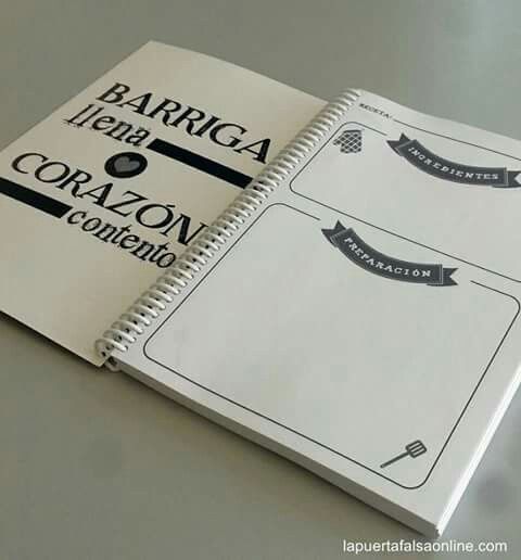  Libro de recetas. - 2