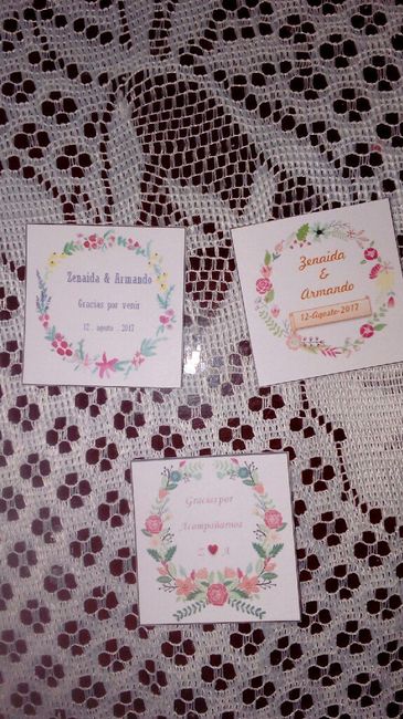 Tarjetas de agradecimiento - 1