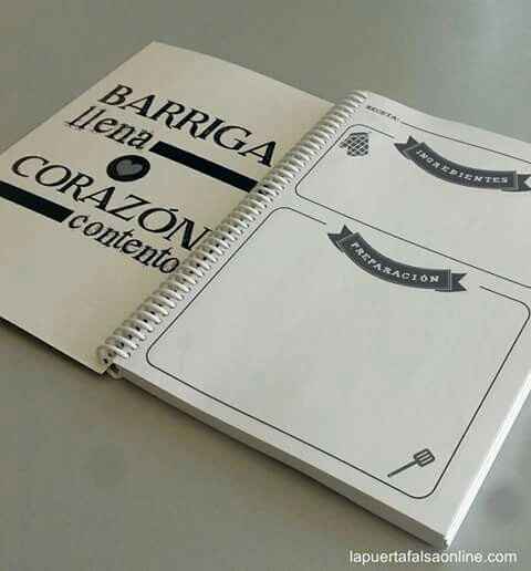  Libro de recetas. - 2