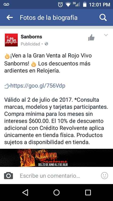 Descuentos en relojería - 1