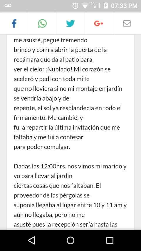 Crónica de boda - 1