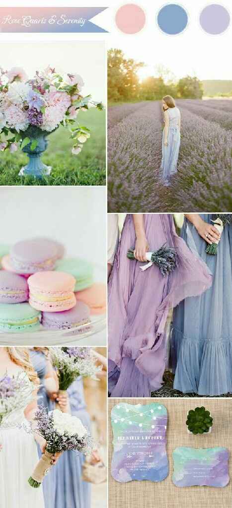 Combinaciones de colores en rosa y azul - 3