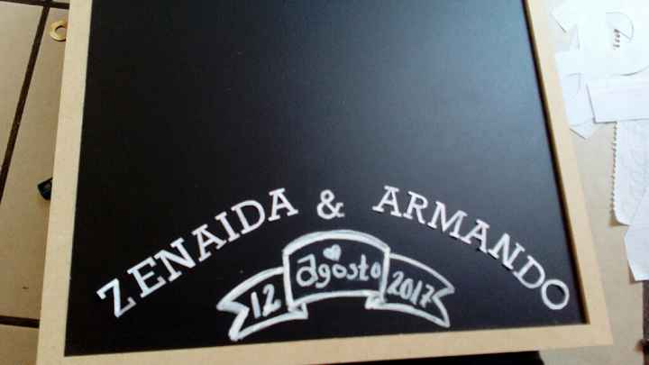 Pizarra de bienvenida diy 📏✂ - 2