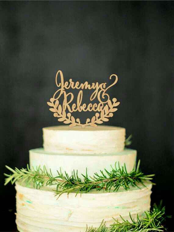 Cake topper inspiración z&a - 4