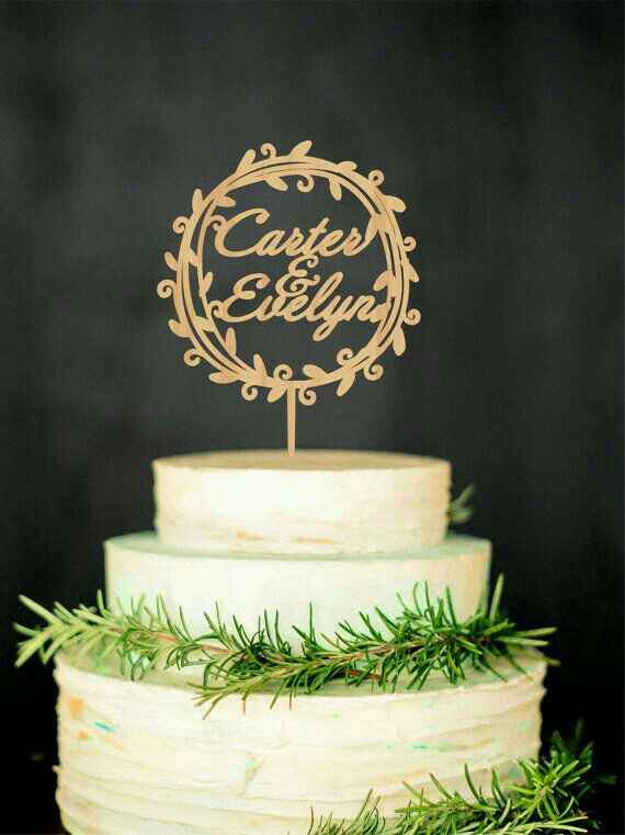 Cake topper inspiración z&a - 5