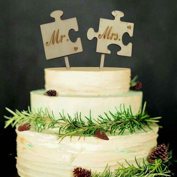 Cake topper inspiración z&a - 6