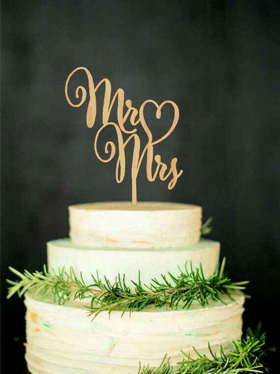 Cake topper inspiración z&a - 11