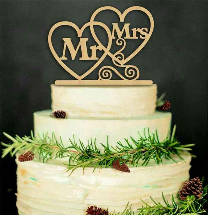 Cake topper inspiración z&a - 12