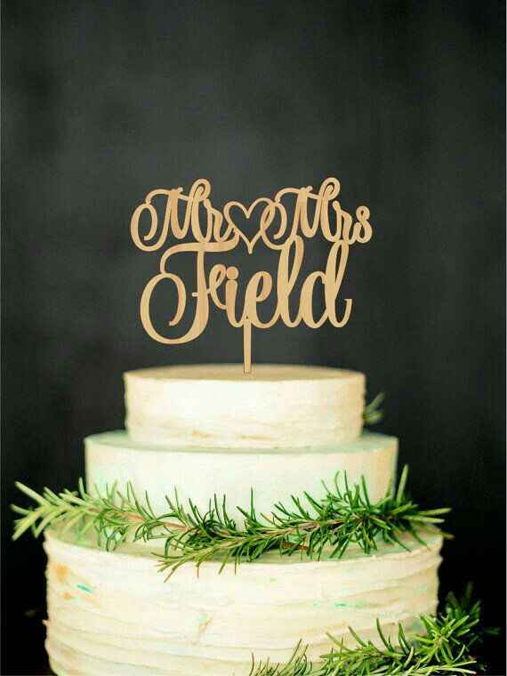 Cake topper inspiración z&a - 19