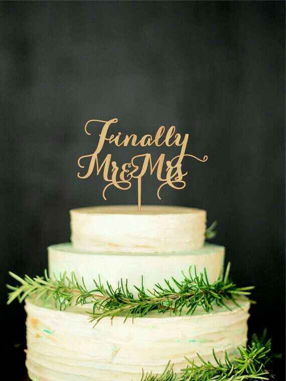 Cake topper inspiración z&a - 21