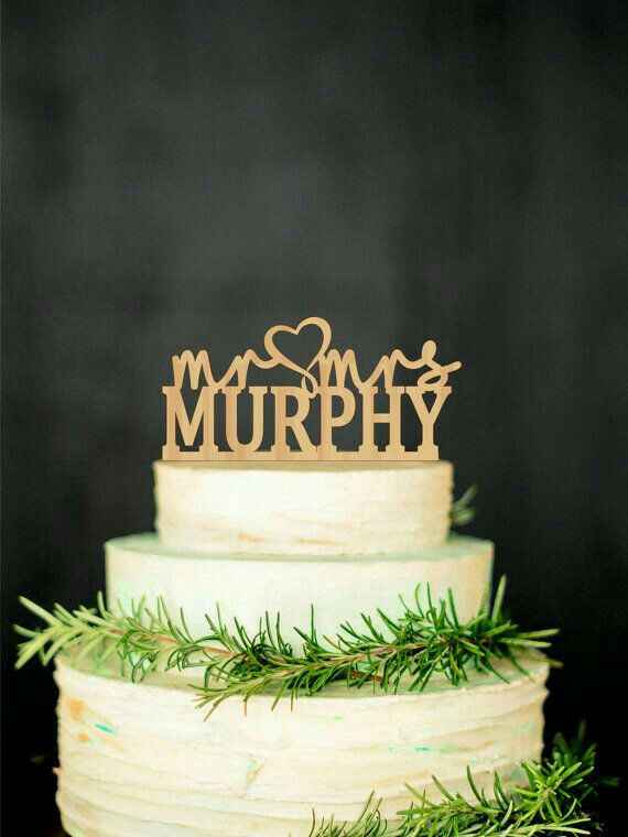 Cake topper inspiración z&a - 22
