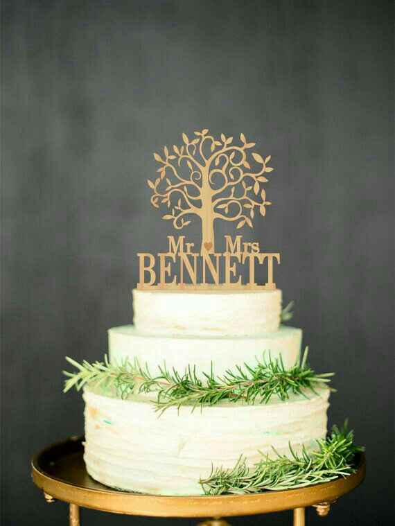 Cake topper inspiración z&a - 28