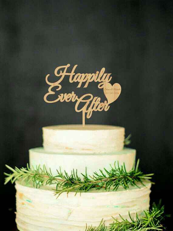 Cake topper inspiración z&a - 38