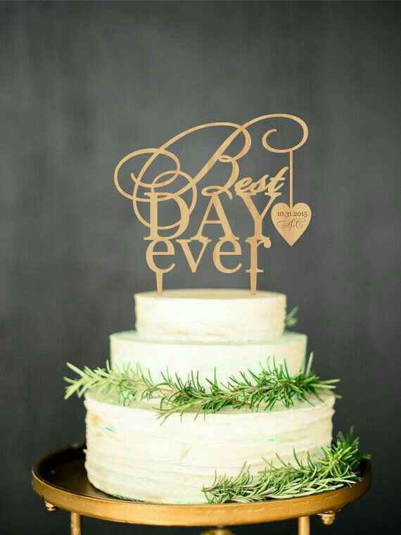 Cake topper inspiración z&a - 39
