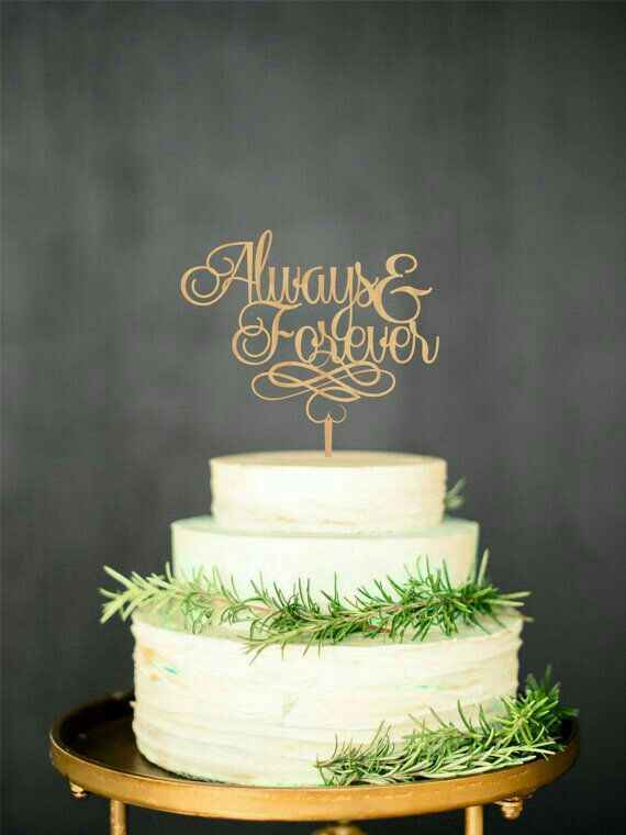 Cake topper inspiración z&a - 40