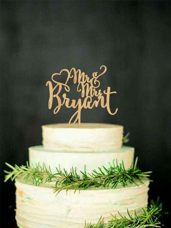 Cake topper inspiración z&a - 44