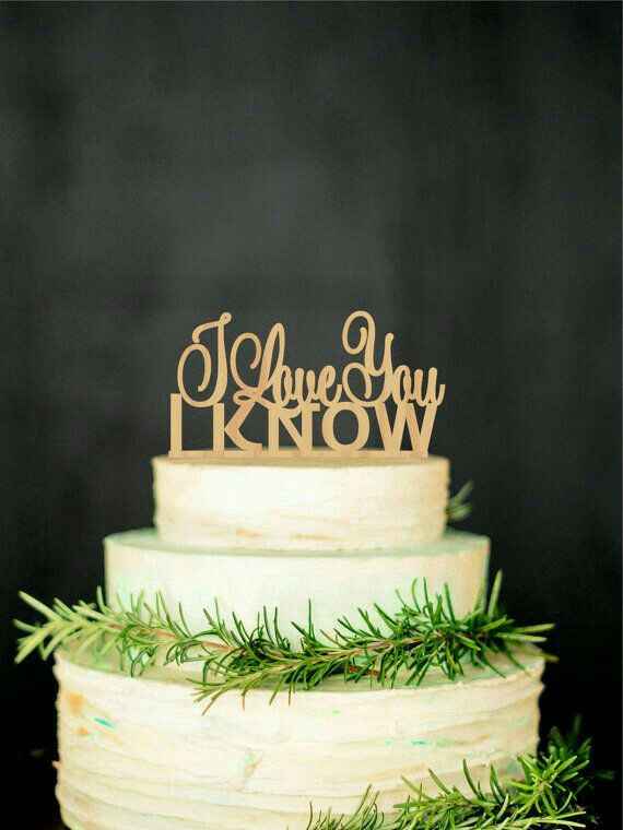 Cake topper inspiración z&a - 49