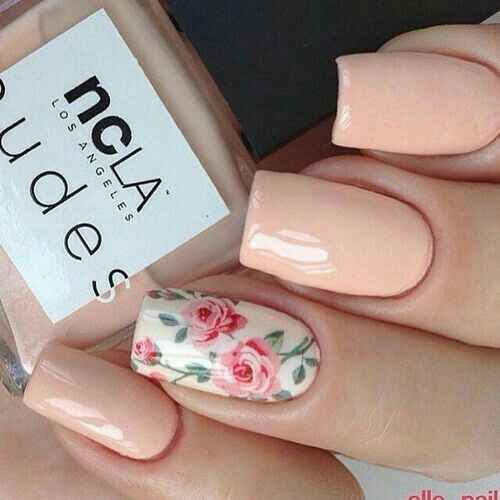  Uñas con flores - 6