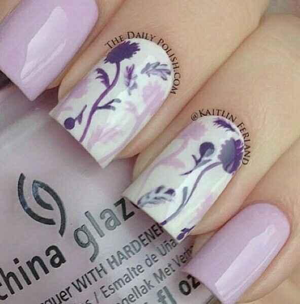 Uñas con flores - 7