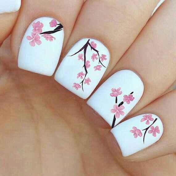  Uñas con flores - 9