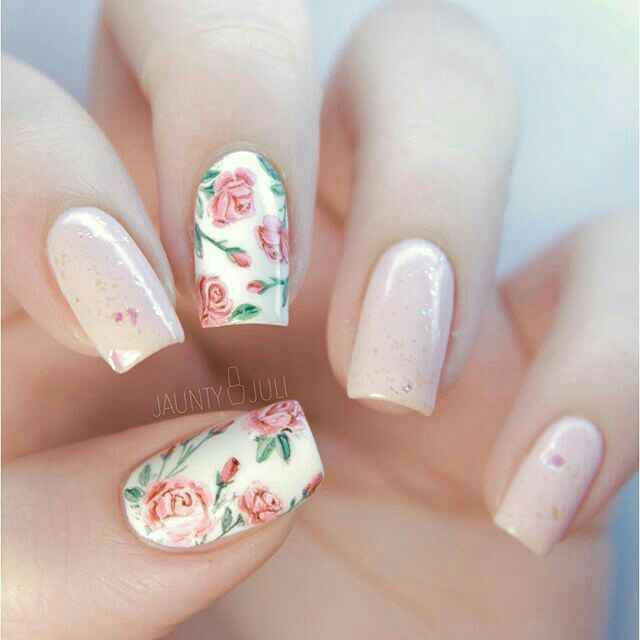  Uñas con flores - 21