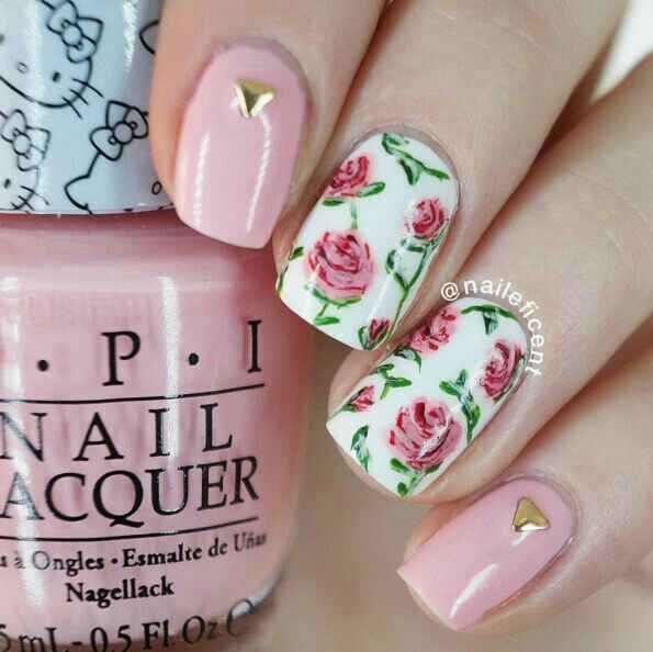  Uñas con flores - 23