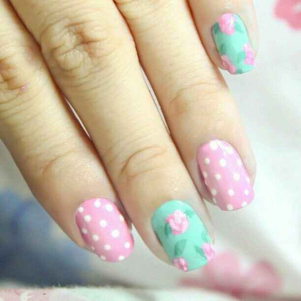  Uñas con flores - 25