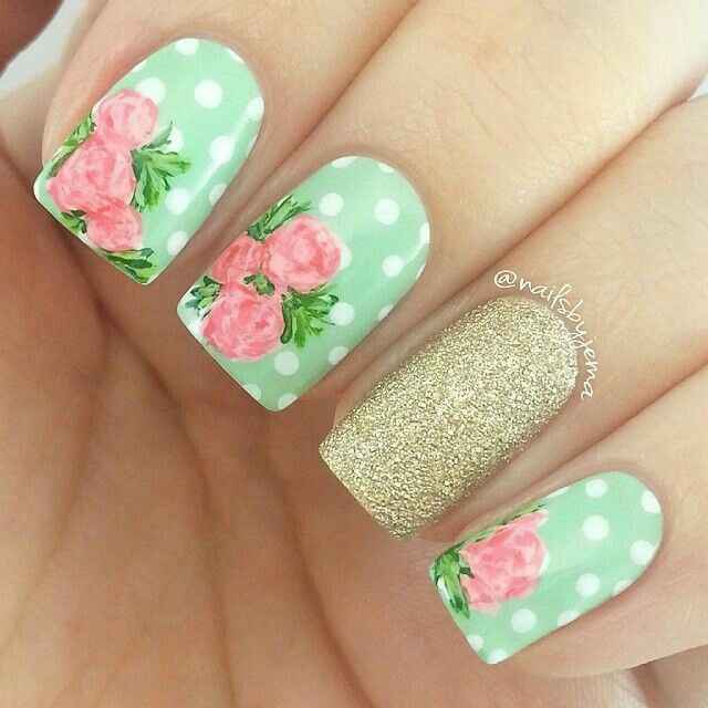  Uñas con flores - 27