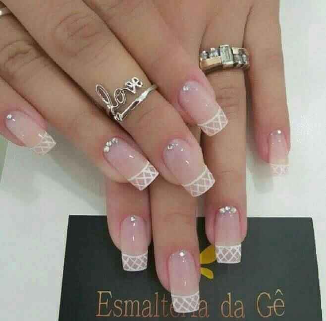  Uñas blancas 💅 - 34