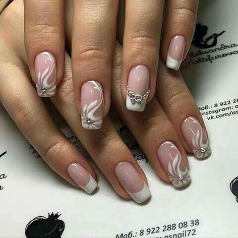  Uñas blancas 💅 - 38