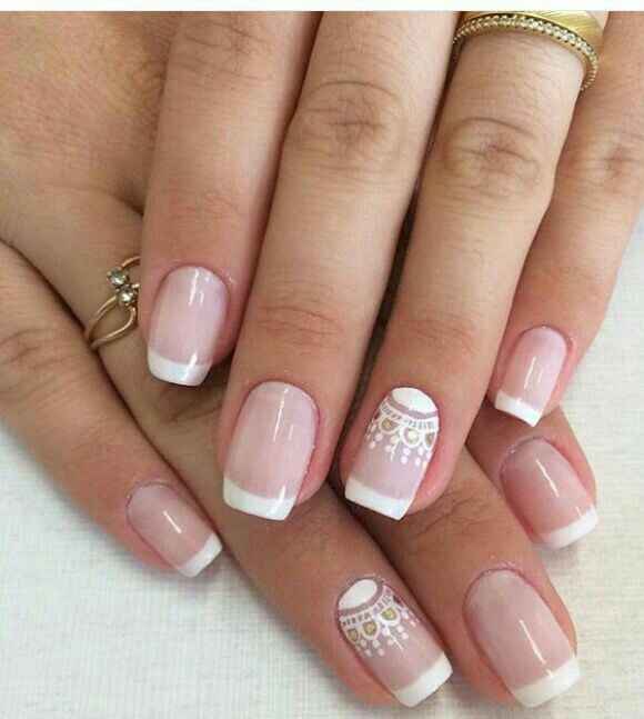  Uñas blancas 💅 - 45