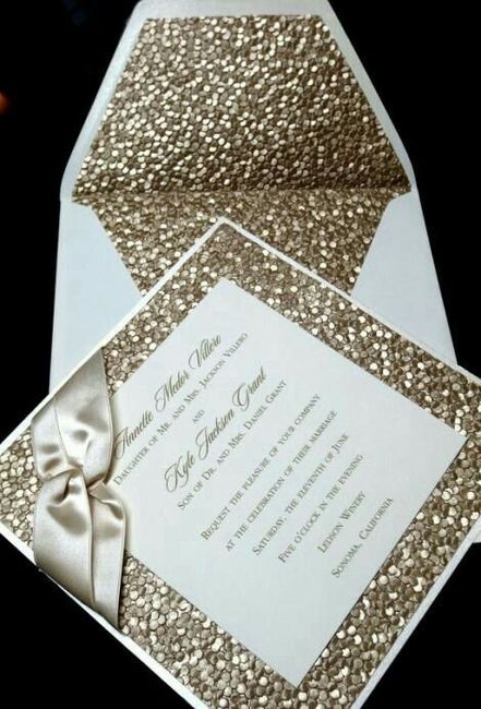 Invitaciones brillosas - 8