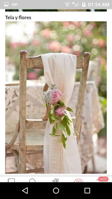 Ideas: decoración de las sillas - 1