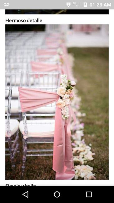 Ideas: decoración de las sillas - 2
