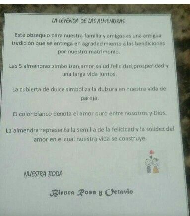 Ayuda con significado de las almendras en una boda - 1