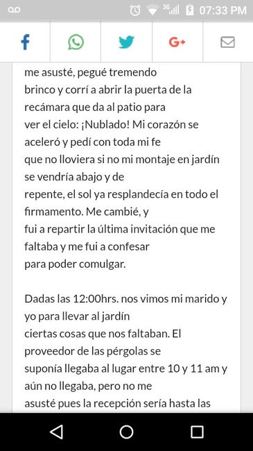 Crónica de boda - 1