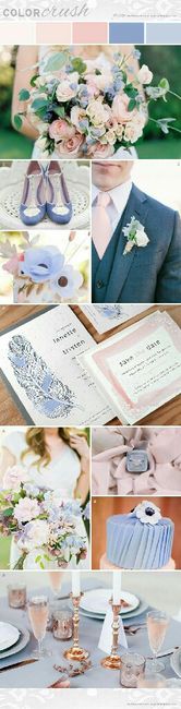 Combinaciones de colores en rosa y lila - 1