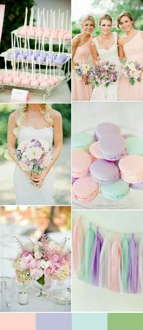 Combinaciones de colores en rosa y azul - 2