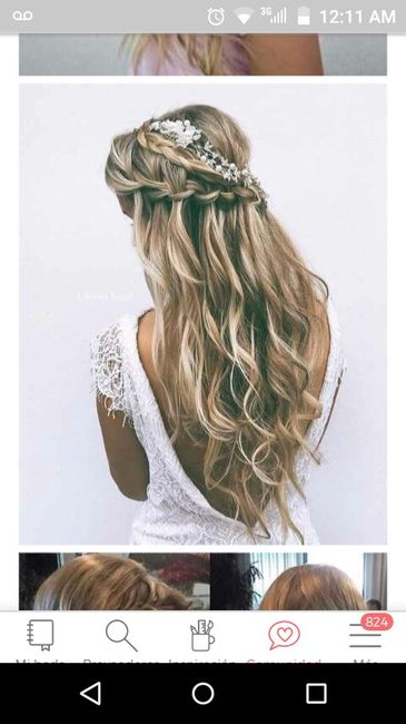 Peinados sueltos o semi recogidos con trenza - 1