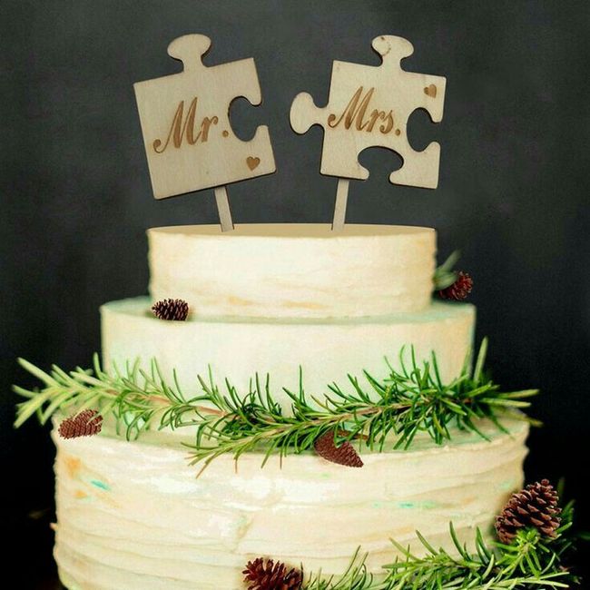 Cake topper inspiración z&a - 6