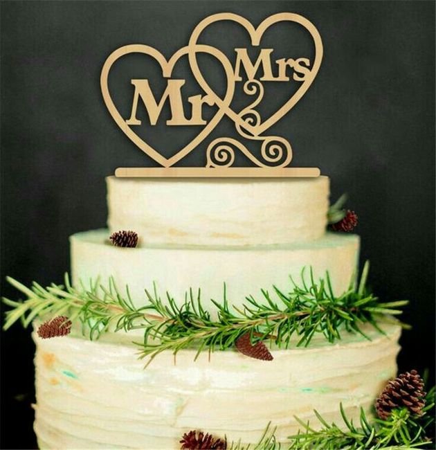 Cake topper inspiración z&a - 12
