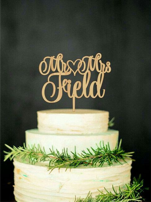 Cake topper inspiración z&a - 19