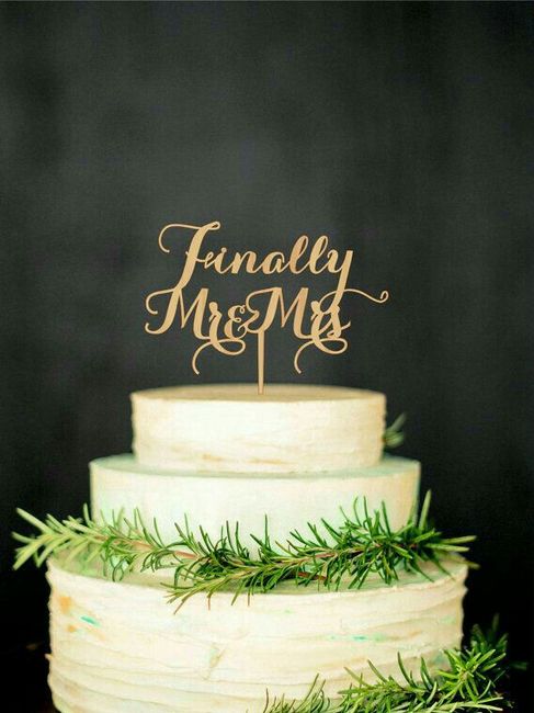 Cake topper inspiración z&a - 21