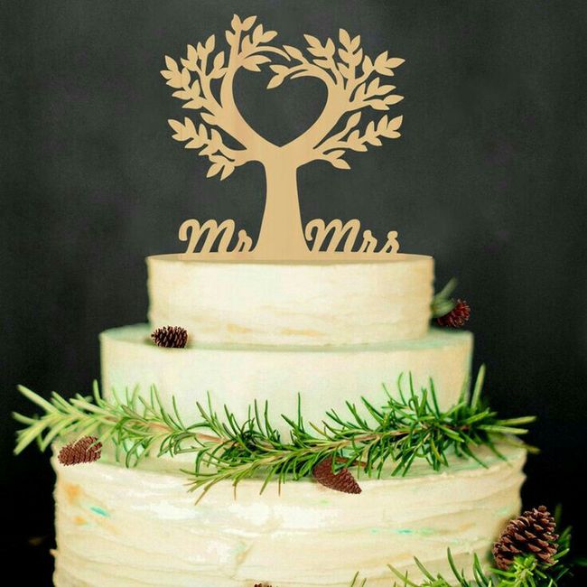 Cake topper inspiración z&a - 25
