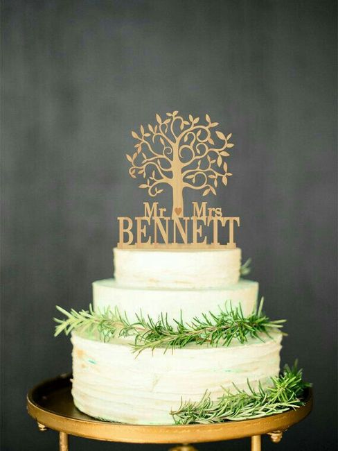 Cake topper inspiración z&a - 28