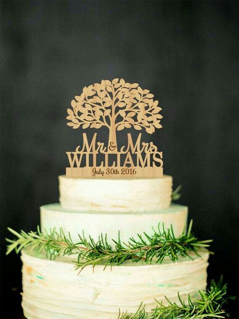 Cake topper inspiración z&a - 29