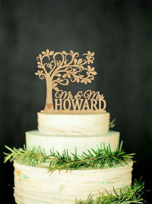 Cake topper inspiración z&a - 30