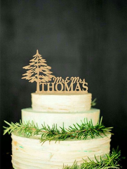 Cake topper inspiración z&a - 31