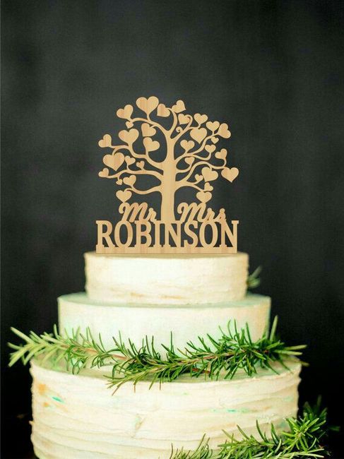 Cake topper inspiración z&a - 32