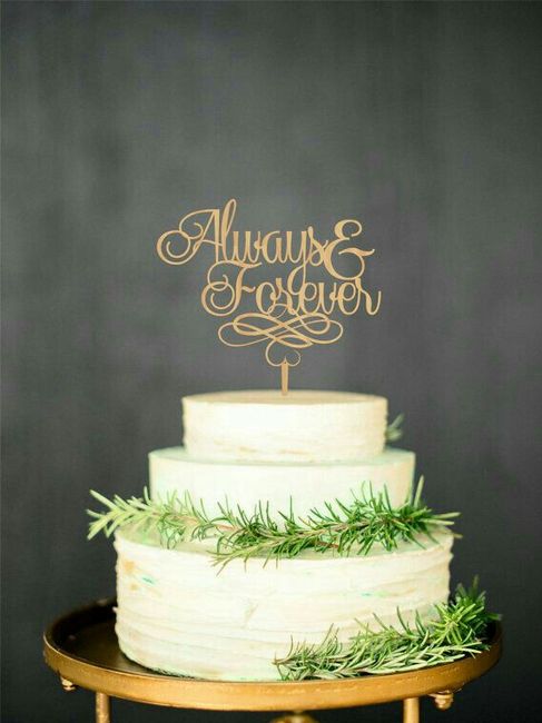 Cake topper inspiración z&a - 40